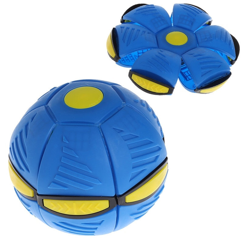 Bola Disco Voador - FlatBall Brinquedos - 005 OneClick Brasil Azul 
