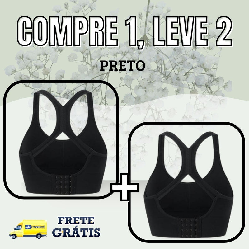 Kit 2 Unidades - Sutiã Up Confort™ Vestuário e acessórios - 039 OneClick Brasil Preto | Preto P (40) Busto 65 à 70cm 
