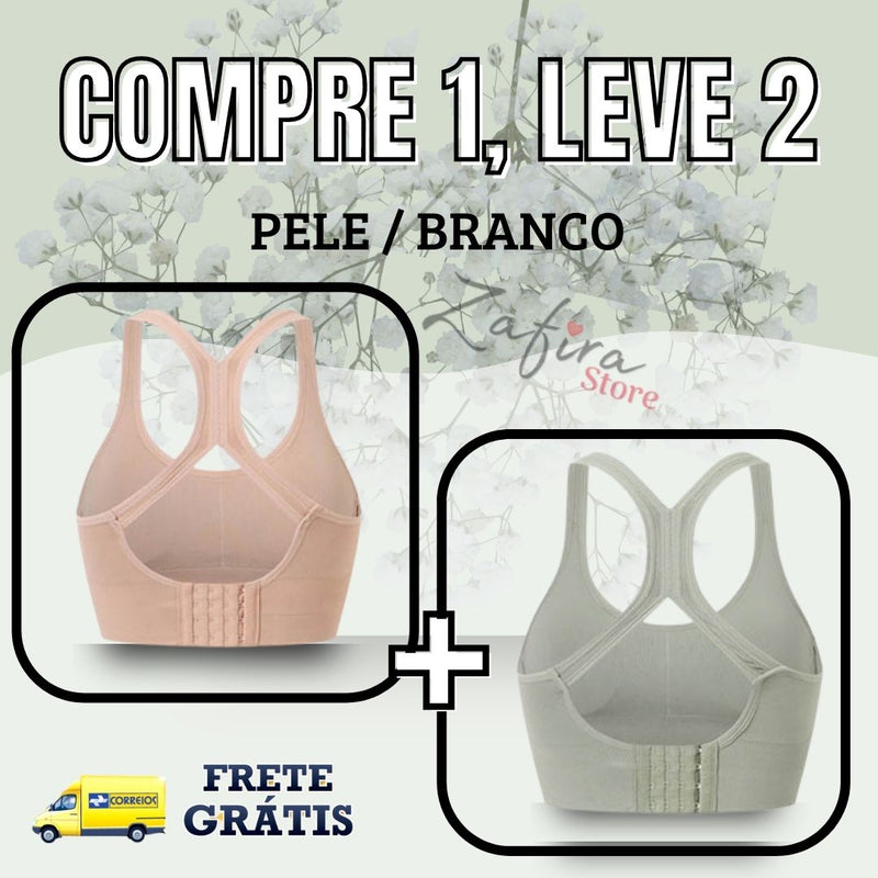 Kit 2 Unidades - Sutiã Up Confort™ Vestuário e acessórios - 039 OneClick Brasil Nude | Branco P (40) Busto 65 à 70cm 
