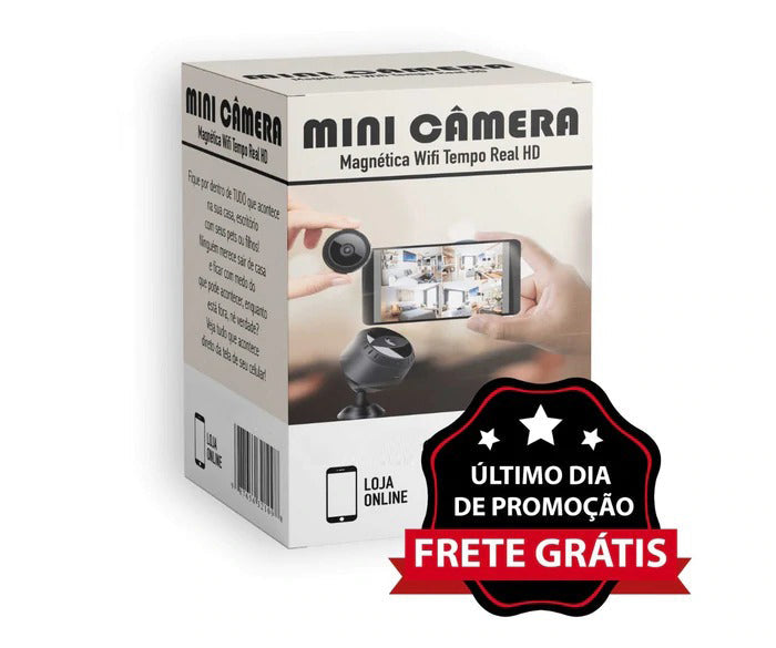 Mini Câmera Magnética Wi-Fi Eletrônicos - 013 OneClick Brasil 