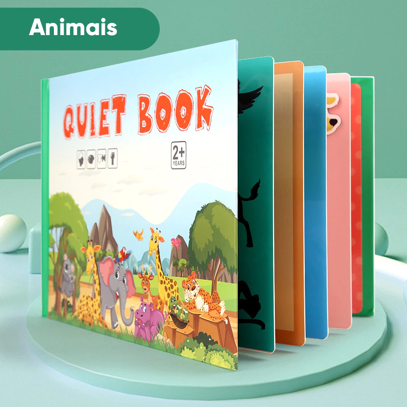 Livro Interativo QuietBook - Educação Infantil